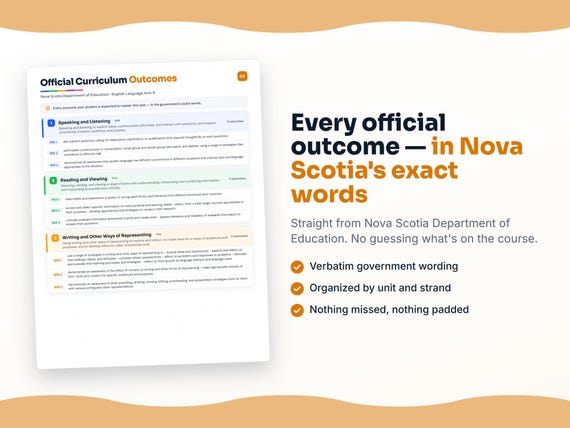 Parent dashboard and progress pages inside the English Language Arts 9 workbook