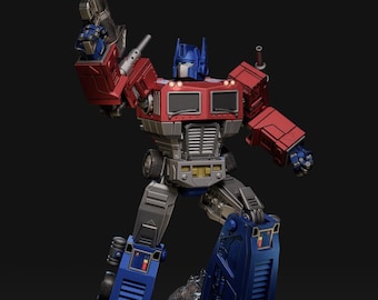 Zestaw modeli żywicznych Optimus Prime, Transformers Fan Art, skala 1:10, niepomalowany, figurka 273 mm