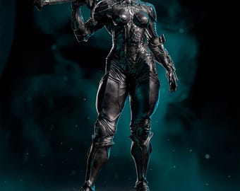 Proxima The Broodseeker, Mortal Shell 2, zestaw figurek z żywicy 1/10, niepomalowany