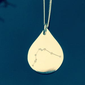 Written in the Stars: aquarius star Sign constellation necklace