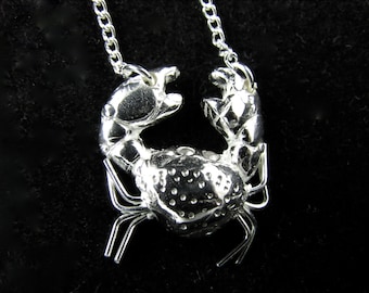 Jimmers the Crab                       -solid silver crab necklace