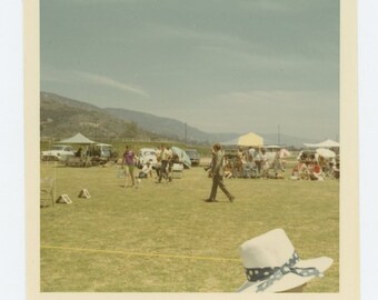 Vintage Snapshot Photo: Hat, c1960s-70s (72547)