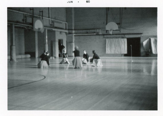 Hartford Cheerleader Practice 1959-60 School Gymnasium | Etsy