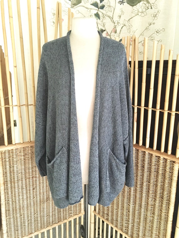 Vintage Eskander Cardigan Sweater Linen Knit Card… - image 2