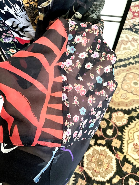 Vintage Patchwork Pants Sacred Threads Rayon - image 5