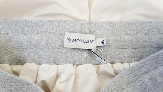 Moncler Mini Skirt Cream Nylon Mini Skirt Drawstr… - image 6