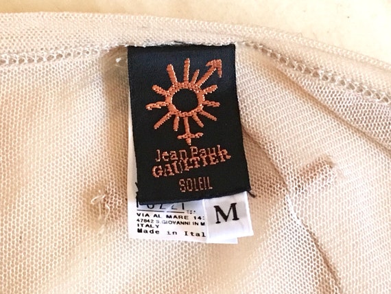 Vintage Jean Paul Gaultier Top Soiel Mesh Top Tru… - image 8