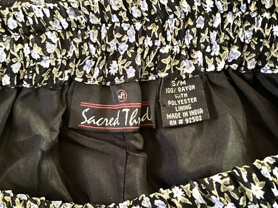 Vintage Patchwork Pants Sacred Threads Rayon - image 6