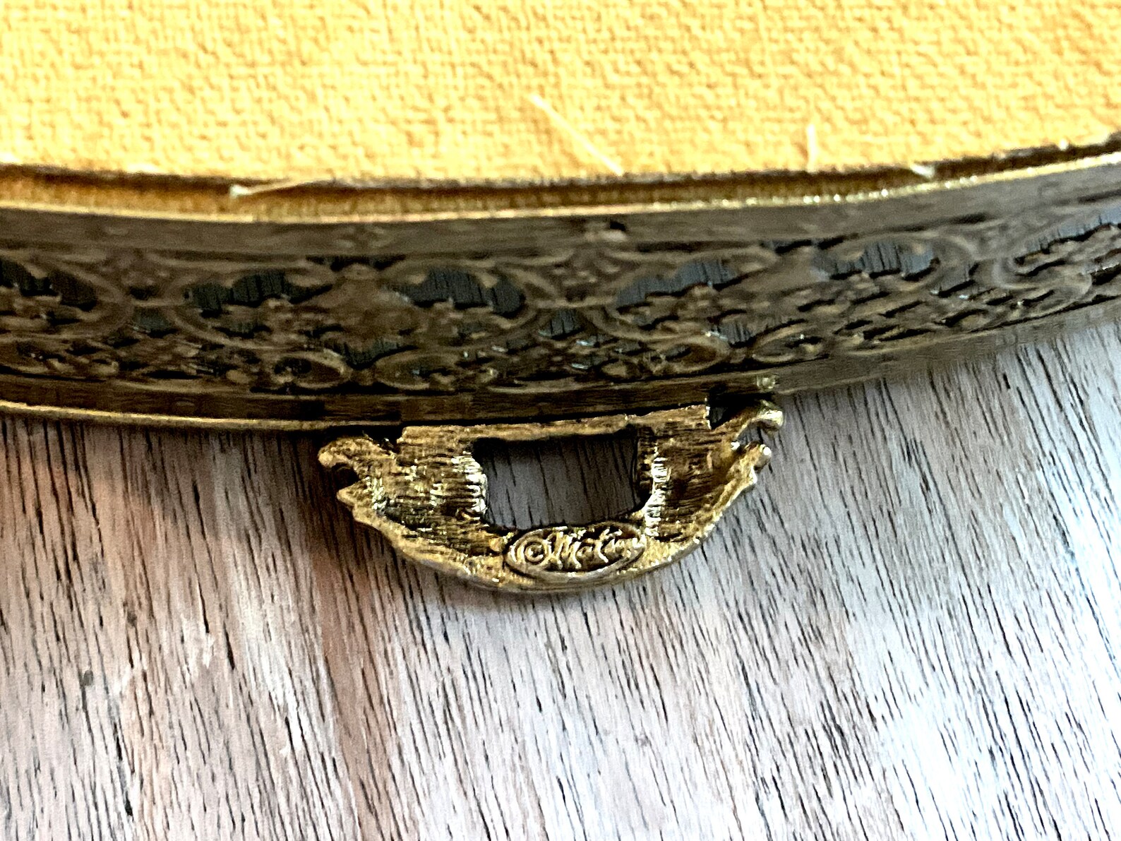 Vintage Ormolu Casket Box Large Oval Matson Ormolu Jewelry Box Etsy