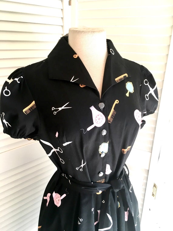 Vintage 50s Style Novelty Print Full Circle Swing
