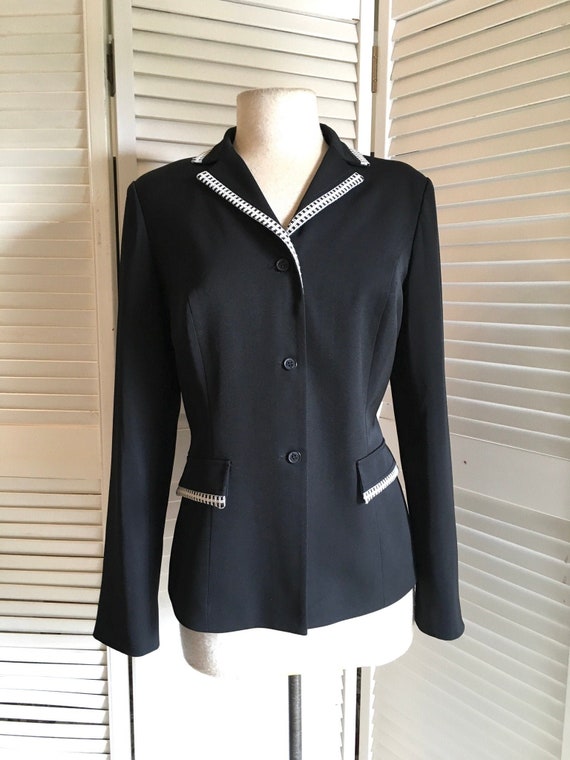 Vintage Louis Vuitton Black Blazer Jacket