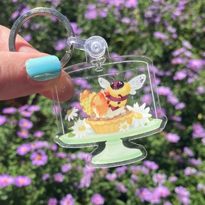 Crumble Bee - Patisserie Pets - Acrylic Keychain