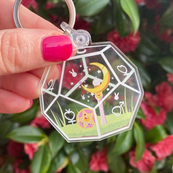 Sailor Moon Terrarium - Porte-clés en acrylique