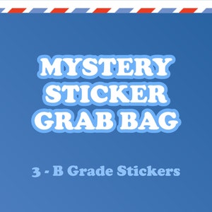 MYSTERY GRAB BAG - Seconds Sale - Leuke verscheidenheid aan stickers
