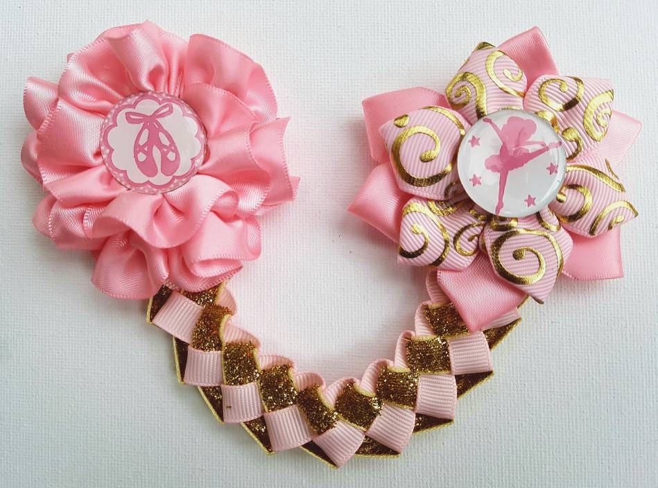 Ballerina Bun Wraphair Bow Bunballet Hair Cliphair Bows Etsy