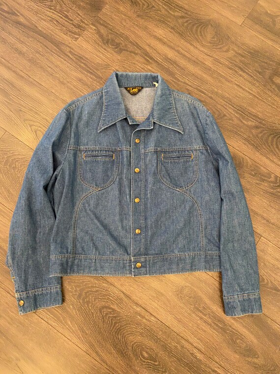 Rare 1970s Boxy Lee Denim Jacket
