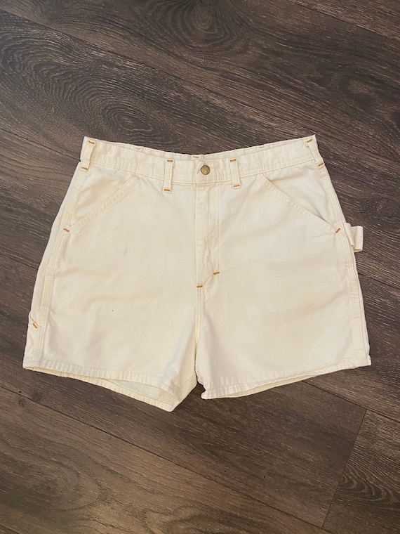 70s Workwear Carter’s Ivory Carpenter Shorts