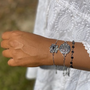 Adjustable Charm Bracelet | Sliding Ball Bracelet | Bolo Bracelet | Polymer Clay Bracelet | Resin bracelet
