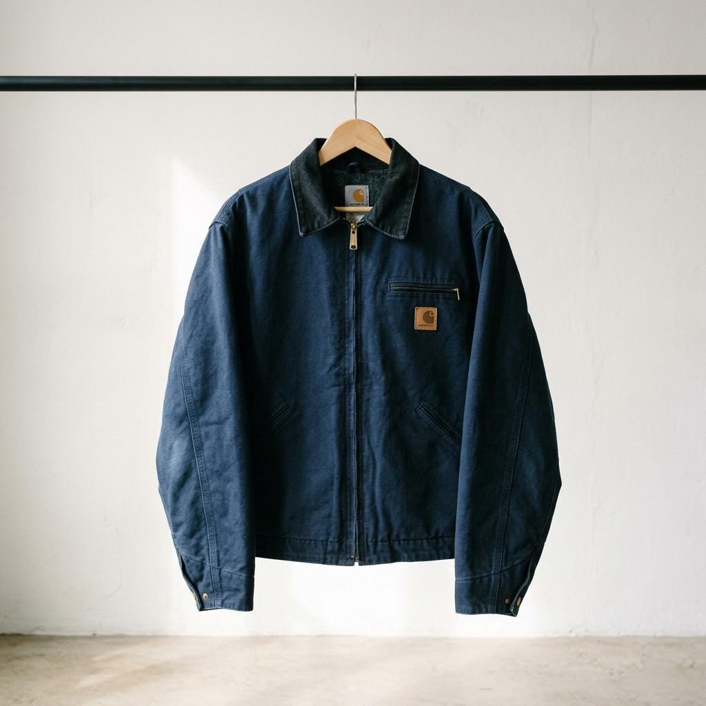 Carhartt detroit jacket navy - Etsy 日本