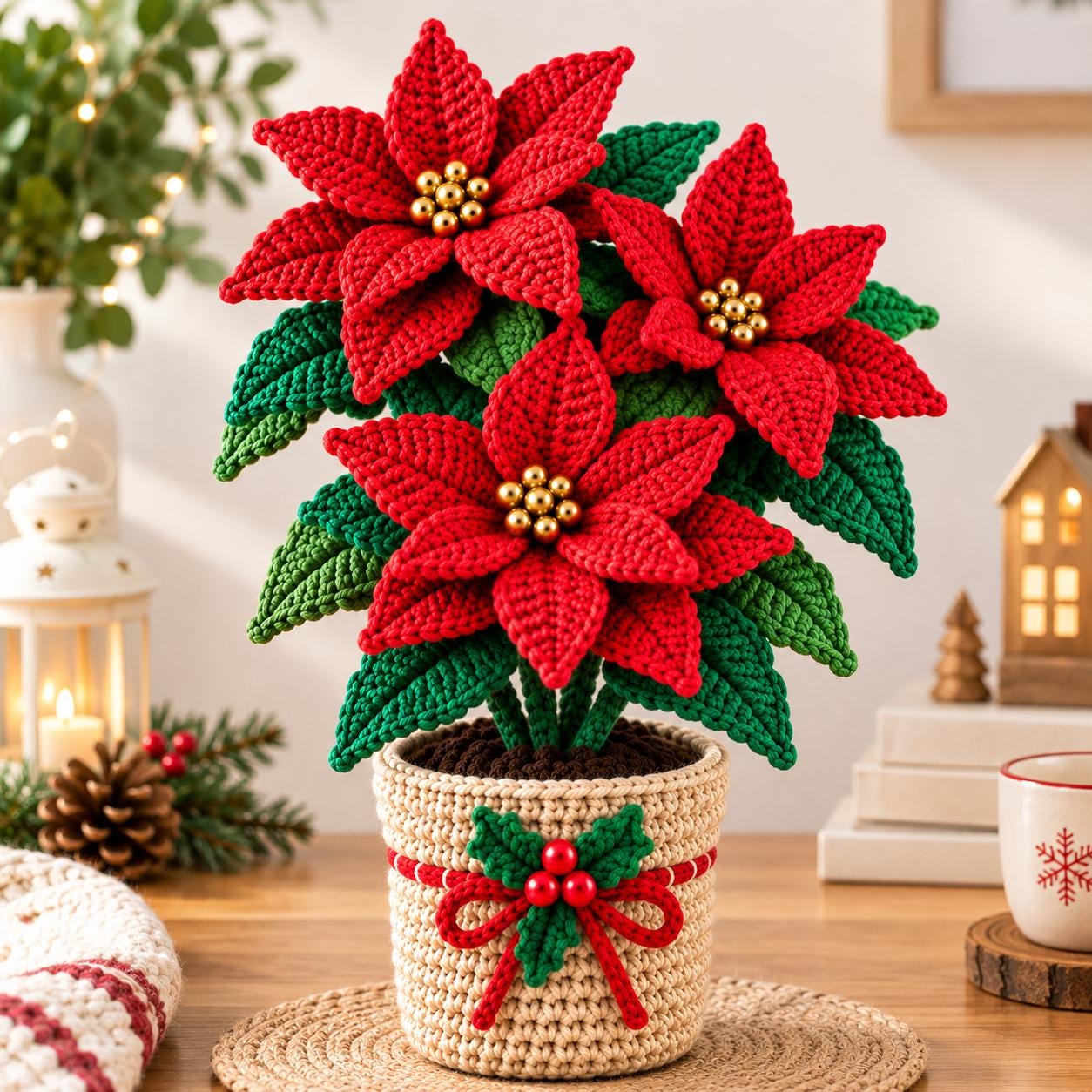 Weihnachts blumentopf