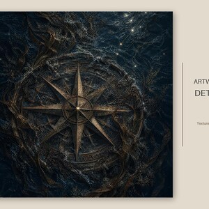 The Drowned Compass Dark Nautical Folklore Printable Wall Art Digital Download listing image 7 of 7