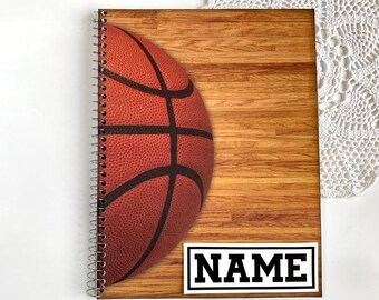 Personalized Basketball Spiral notebook