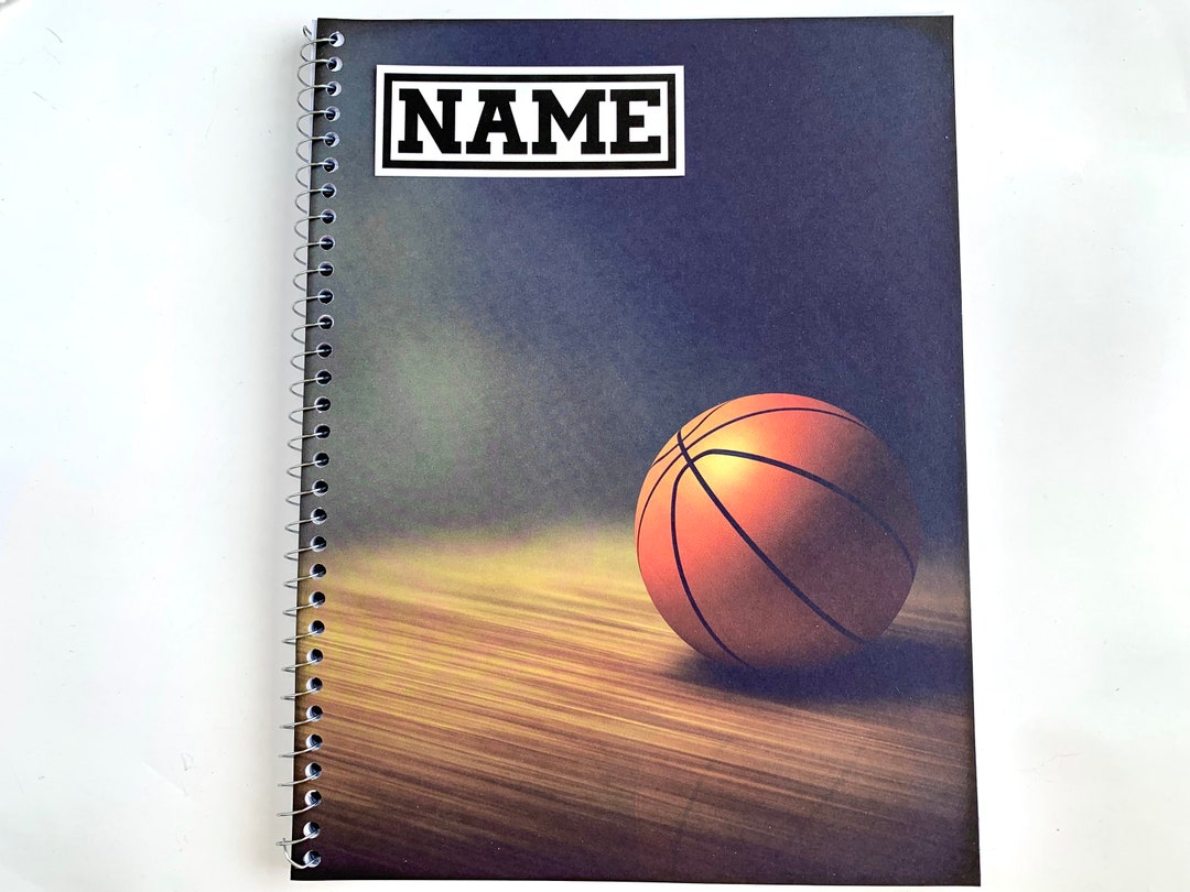 Personalized Basketball Spiral Notebook - Etsy