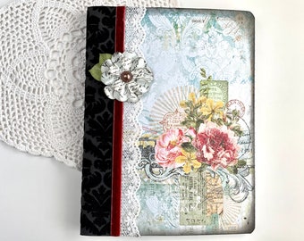 Journal, notebook, smash book, Diary, with vintage effects