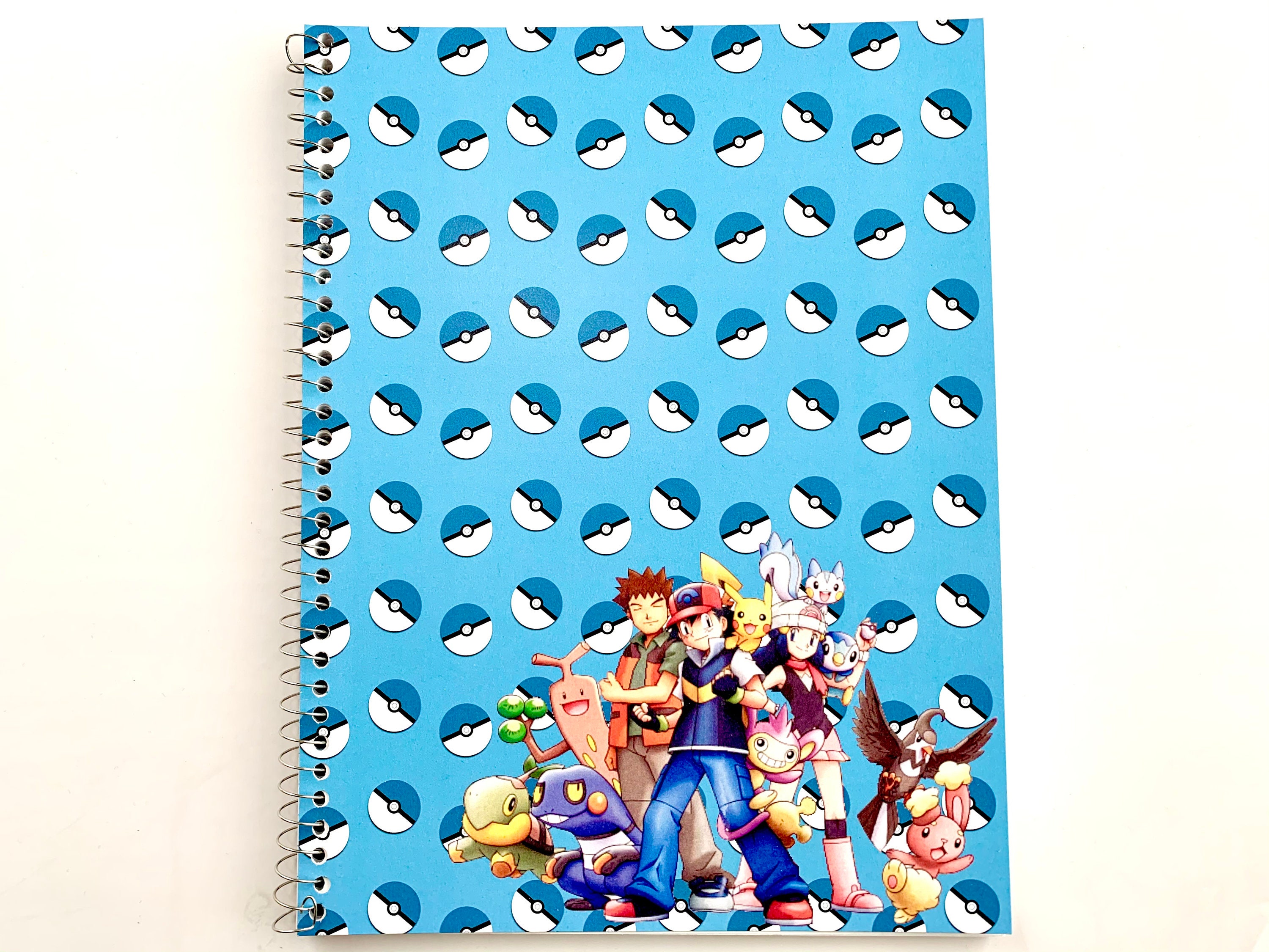 Personalized Pokemon Notebook, Custom Notebook, Kids Notebook, Spiral  Notebook, Personalized Gift 