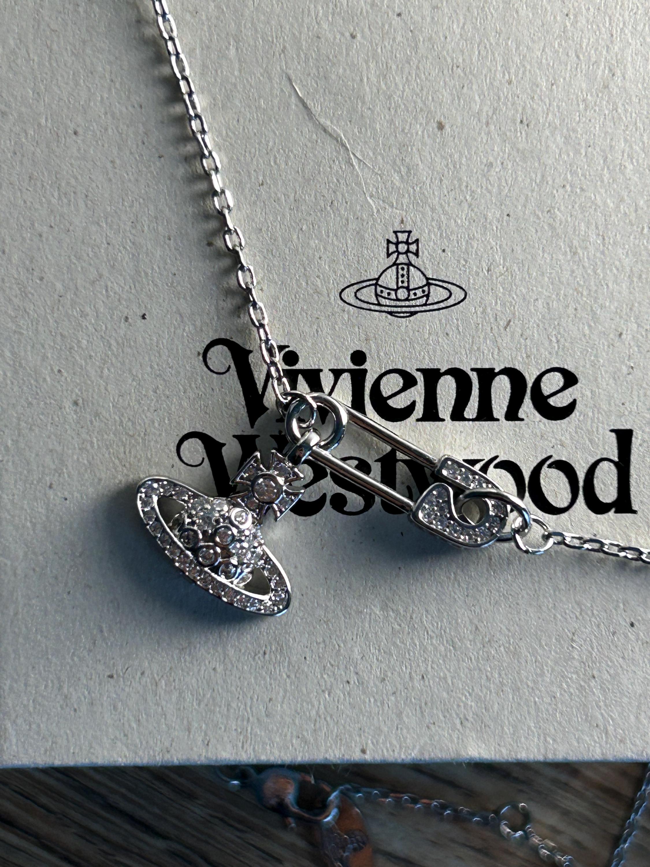 Vivienne Westwood Safety Pin Necklace - Etsy