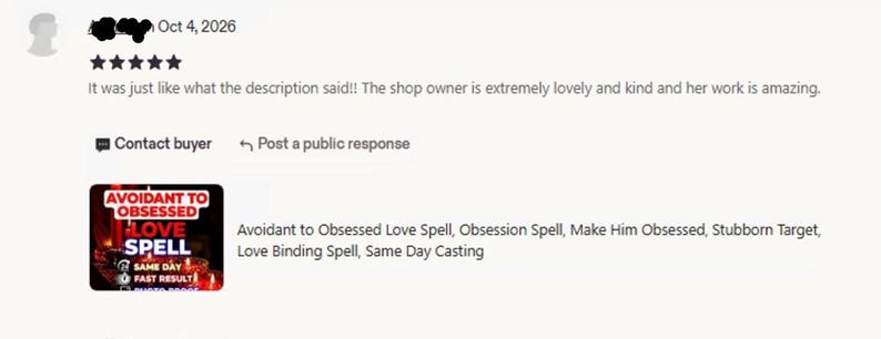 May include: A digital graphic featuring the text 'AVOIDANT TO OBSESSED LOVE SPELL' in bold white and red lettering, accompanied by smaller text reading 'SAME DAY', 'FAST RESULT', and 'SUPER POWER' over a dark background with red candle imagery.