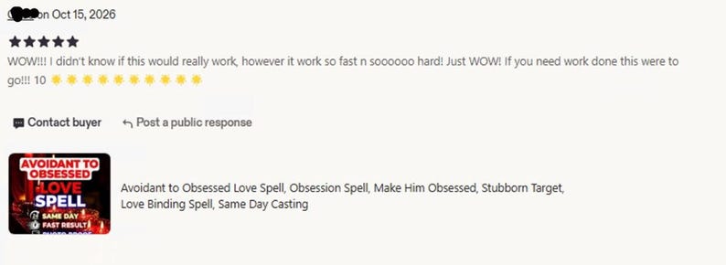 May include: A digital graphic featuring the text 'AVOIDANT TO OBSESSED LOVE SPELL' in white and red lettering against a dark background with red candle imagery. The text 'SAME DAY FAST RESULT' is also visible below the main title.