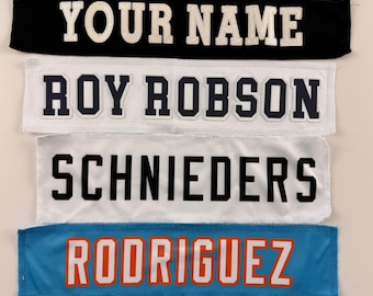 Custom Name Plate for Jerseys – Sports Uniforms