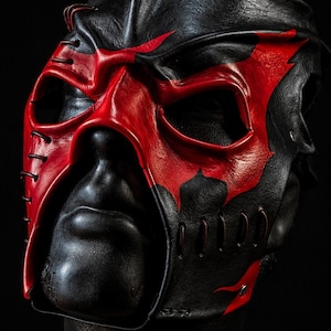 Custom 2002/03 wrestling leather Kane mask