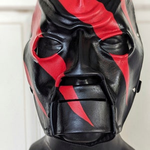 1999 / 00 leather custom wrestling Kane mask