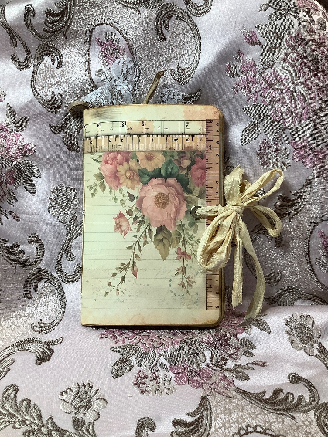 Vintage Rulers & Roses Junk Journal. - Etsy