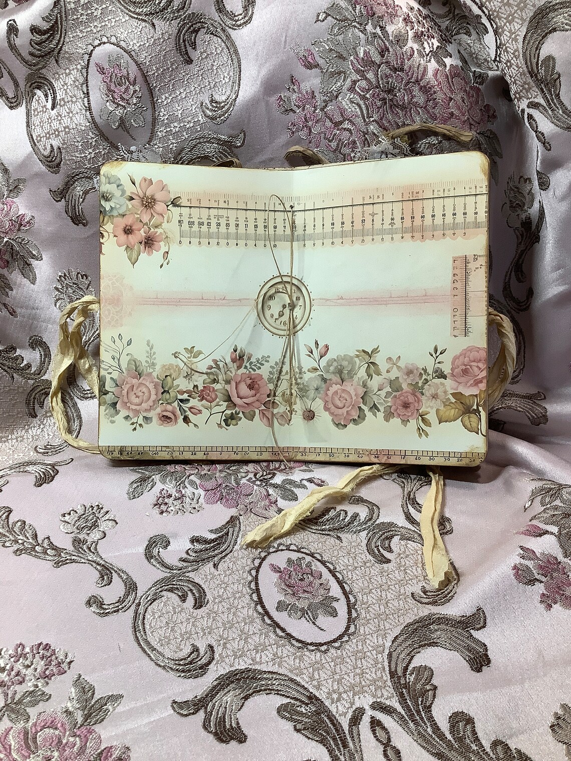 Vintage Rulers & Roses Junk Journal. - Etsy