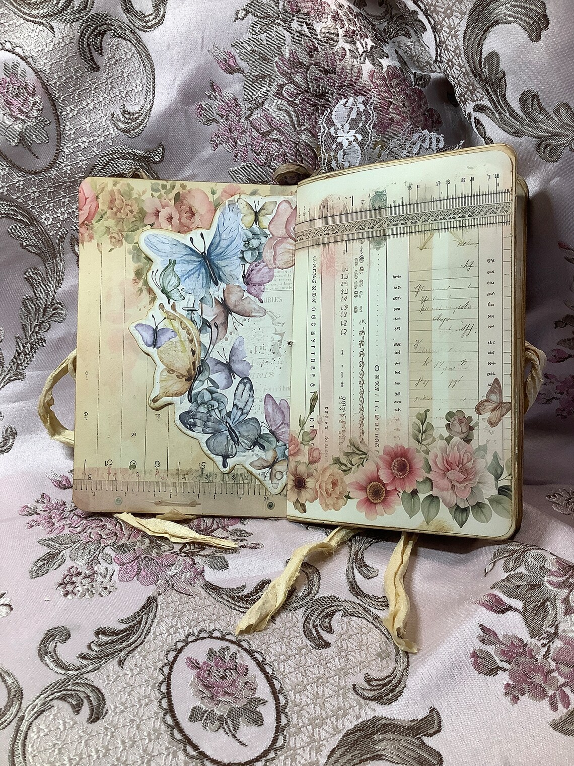 Vintage Rulers & Roses Junk Journal. - Etsy