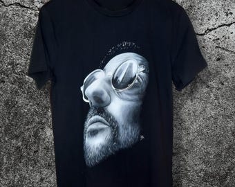 Zan Reno unisex cotton tshirt/ Leon top/Fiber arts shirt
