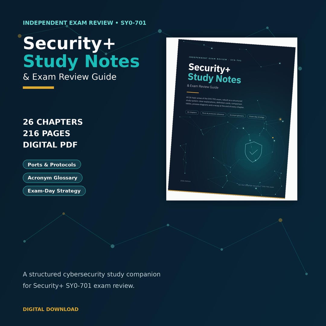 Guide d'étude CompTIA Security+ SY0-701 | Notes d'examen en ...