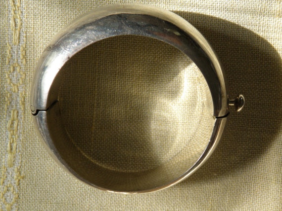 Mid Century Modernist Sterling Silver Bracelet - image 1