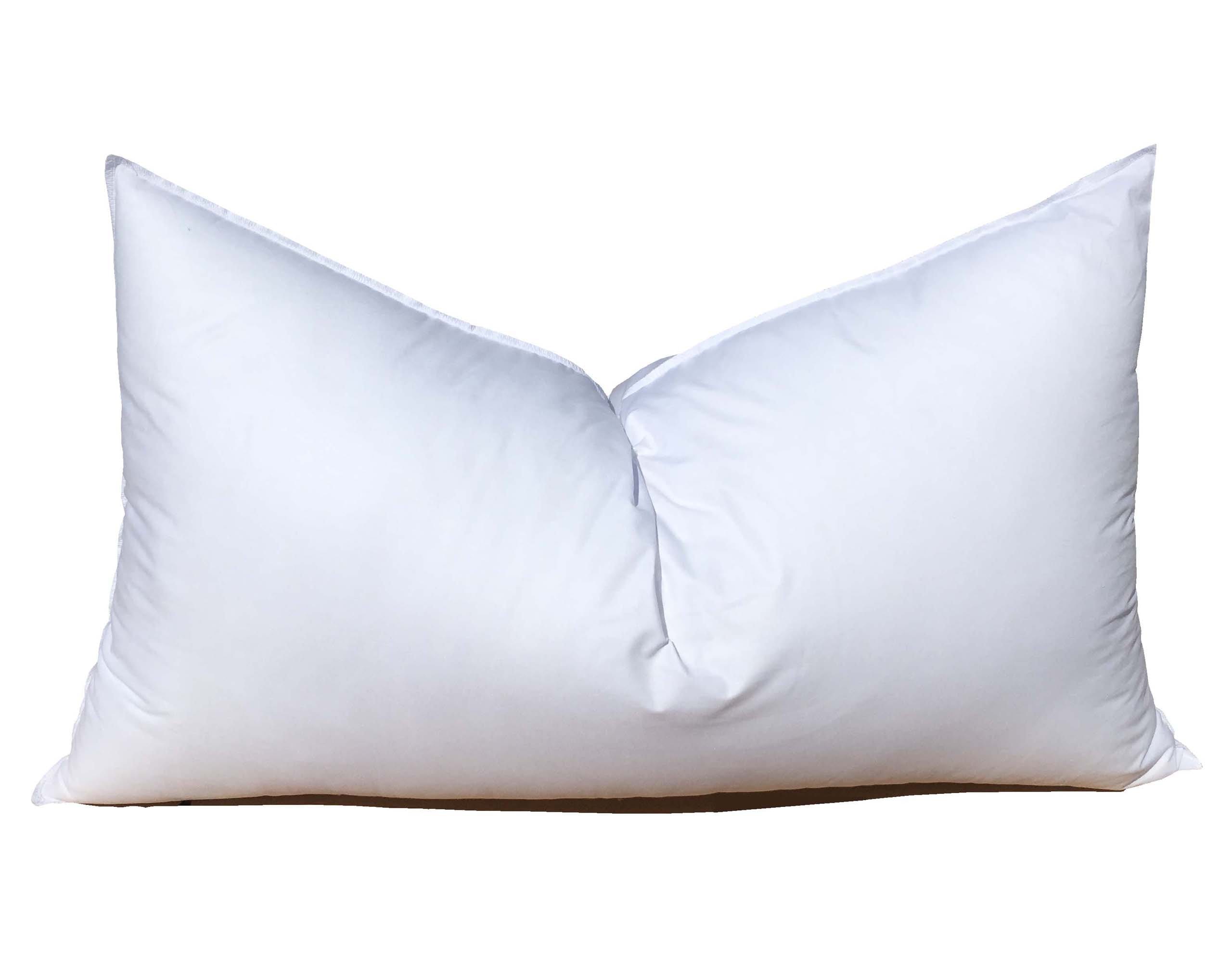 Feather Pillow Insert, Pillows, Pillow, Pillow Inserts, Throw Pillows, 18x18,  16x16, 16x24, 16x26 Lumbar Pillow Insert 