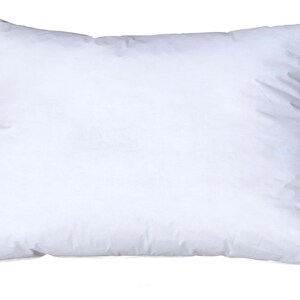 Pillowflex 14x36 Inch synthetic down pillow form insert.  Handmade in the USA.  Ships from Palmetto, Ga. Custom made pillow insert. Lumbar pillow insert, good for bedding, decorative pillow. Ultra soft pillow for bedding. Rectangle pillow for bed.