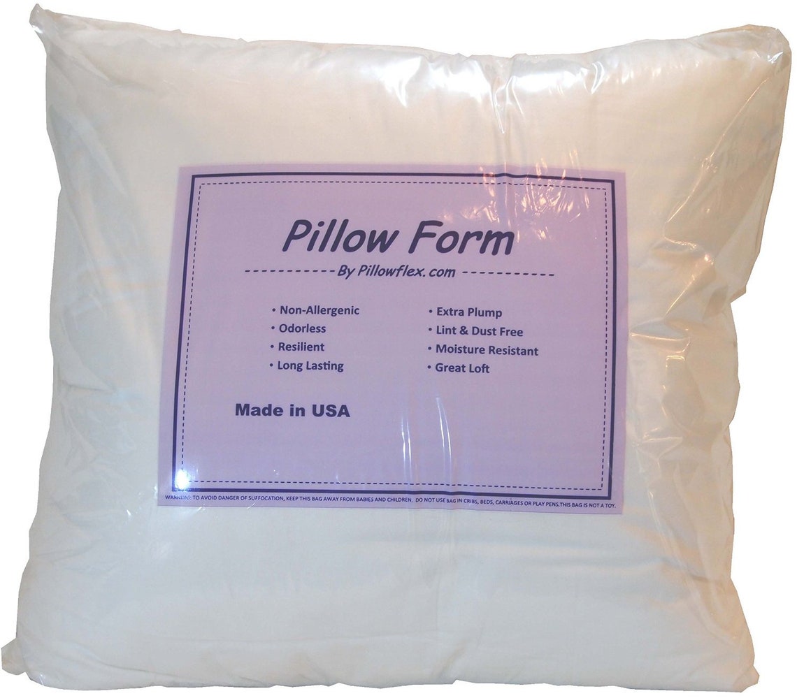 28x28 Pillow Insert / Machine Washable / Square European Form Etsy