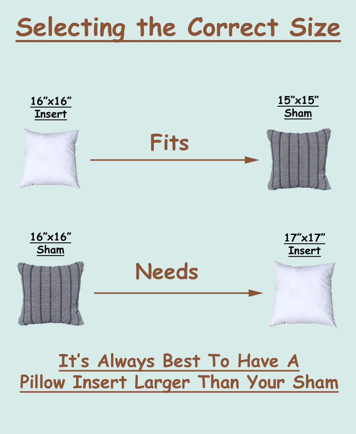 Pillow forms 16 x 16 sales