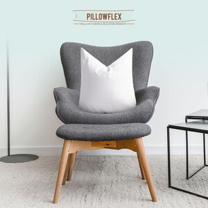 We provide cruelty-free, odorless, lint-free, and dust-free comfort. Experience perfect comfort for the bed or sofa. They are made without flame-retardants, so you can sleep better at night knowing no unneeded chemicals were added to your pillow.