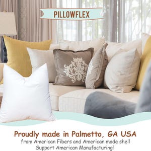 Ultra soft, but full synthetic down alternative pillow insert that is hypoallergenic. Down alternative pillows offer the look and weight of traditional down pillows without the allergens.