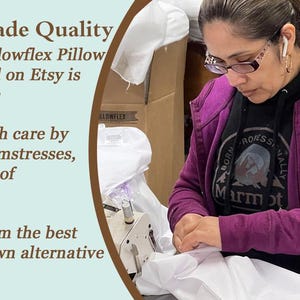 MADE IN USA - Enjoy a relaxing comfort and beautiful decor with one of our pillow inserts.  Made in Palmetto, GA, USA.  Crafted with American sourced fiber & poly-cotton blend shell, offering both comfort & durability. Support American Manufacturing!