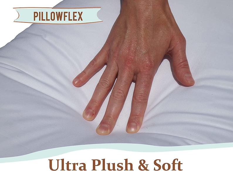 Ultra soft, but full synthetic down alternative pillow insert that is hypoallergenic. Down alternative pillows offer the look and weight of traditional down pillows without the allergens.