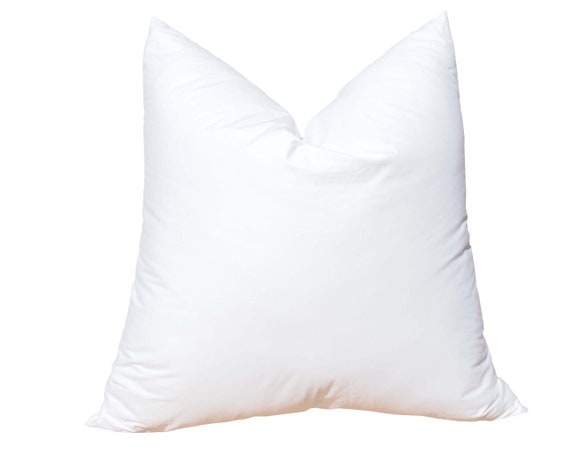 Decorative Throw Pillow Insert: Set of 4 Square Soft (White, 18x18) Fo